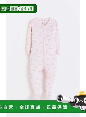 自营babycottonsWhimsy Snug Zip Footed Pajama - pink 美国奥莱