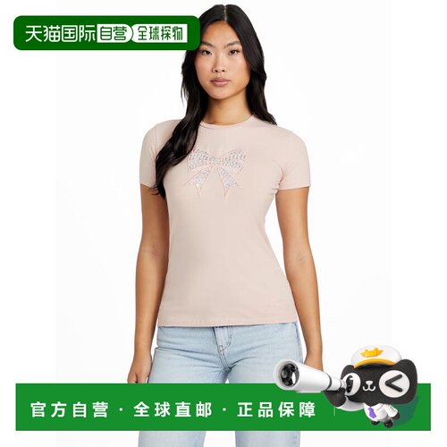 自营guessEco Bowee Tee - vapor rose 美国奥莱直发