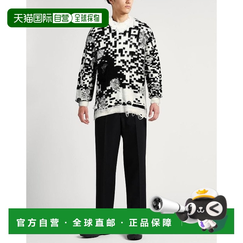 1h可退 【美国直邮】JW ANDERSON 双色圆领针织毛衣 男装 1447684