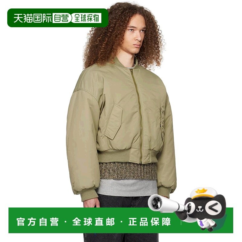 1h可退 【美国直邮】we11done男士外套飞行员夹克休闲时尚 保暖舒