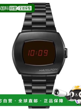 自营 Hamilton PSR Digital Quartz Black Steel Men's Watch H52