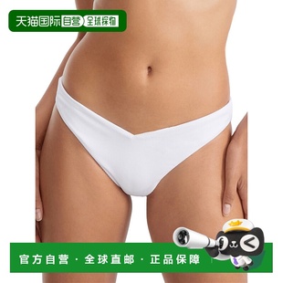 自营Beach Riot女式Vanessa高腰比基尼底部-白色 美国奥莱直发