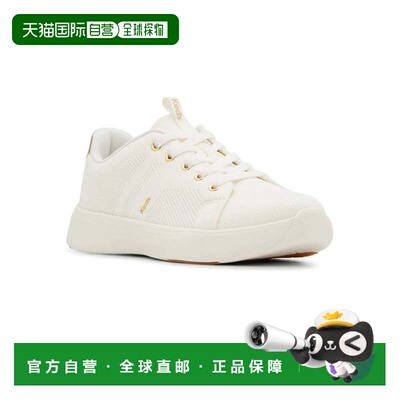 自营Keds bliss运动鞋女5m白鹭金色系带休闲鞋HAWK1839-白色 美国