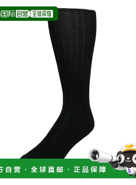 自营 gold toe男士丝光棉过小腿正装袜（3 双装）- 黑色 美国奥莱