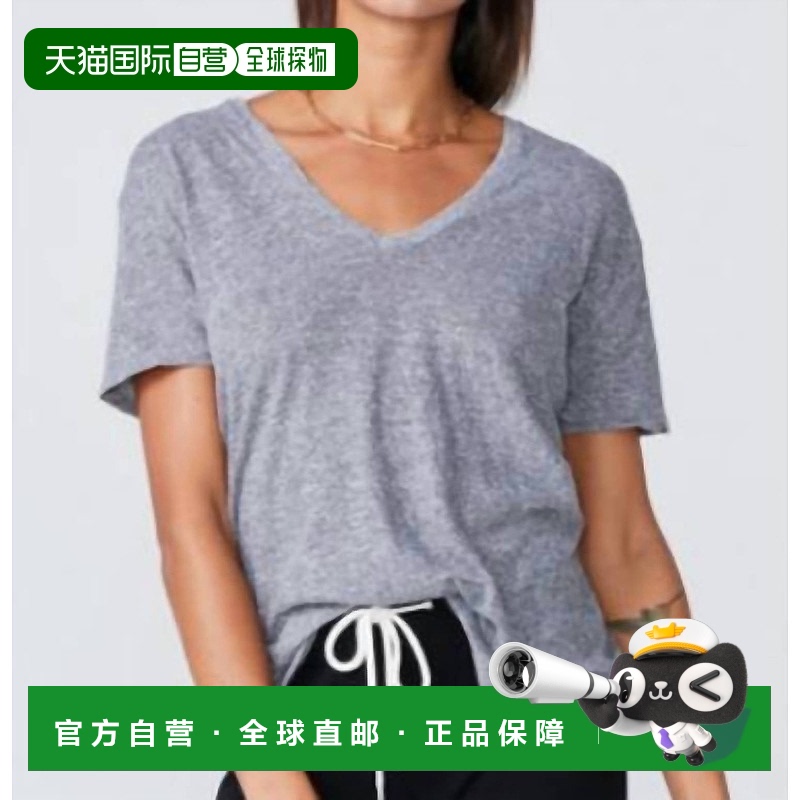 自营 monrow花岗岩休闲 V 形 T 恤 高档时尚百搭 美国奥莱直发