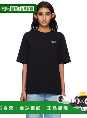 1h可退 香港直邮潮奢 MAISON KITSUNE 女士 黑色 Handwriting Com