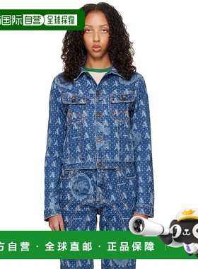 1h可退 香港直邮潮奢 ahluwalia 女士 蓝色 Mombasa 牛仔夹克 WAH