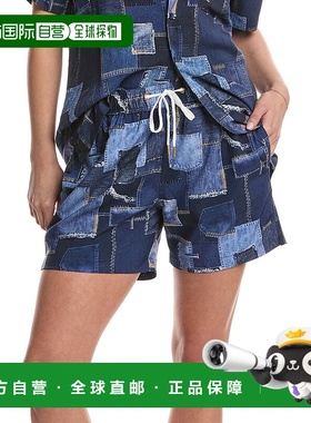 自营 WeWoreWhat Boyfriend 短裤 - 蓝色 美国奥莱直发