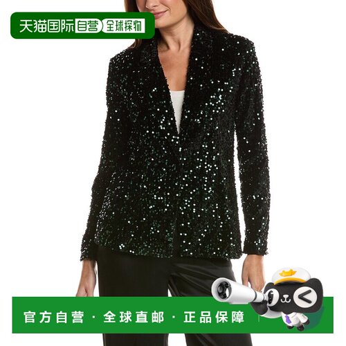 自营Nanette Nanette Lepore Velvet Sequin Jacket - green 美国
