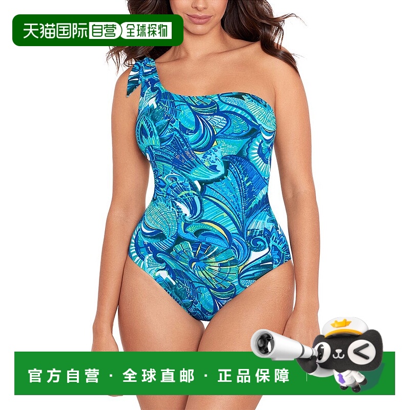 自营 Skinny Dippers 海螺烙饼连体衣 - 蓝色 美国奥莱直发泳衣
