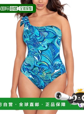 自营 Skinny Dippers 海螺烙饼连体衣 - 蓝色 美国奥莱直发泳衣