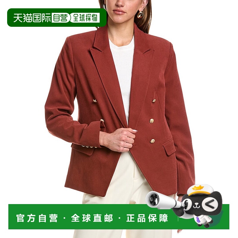 自营 Sam Edelman Imogen Blazer-棕色 外套美国直发新款奥莱