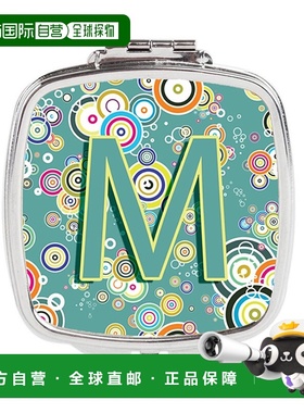 自营 Carolines Treasures CJ2015-MSCM 字母 M 圆形圆形青正品