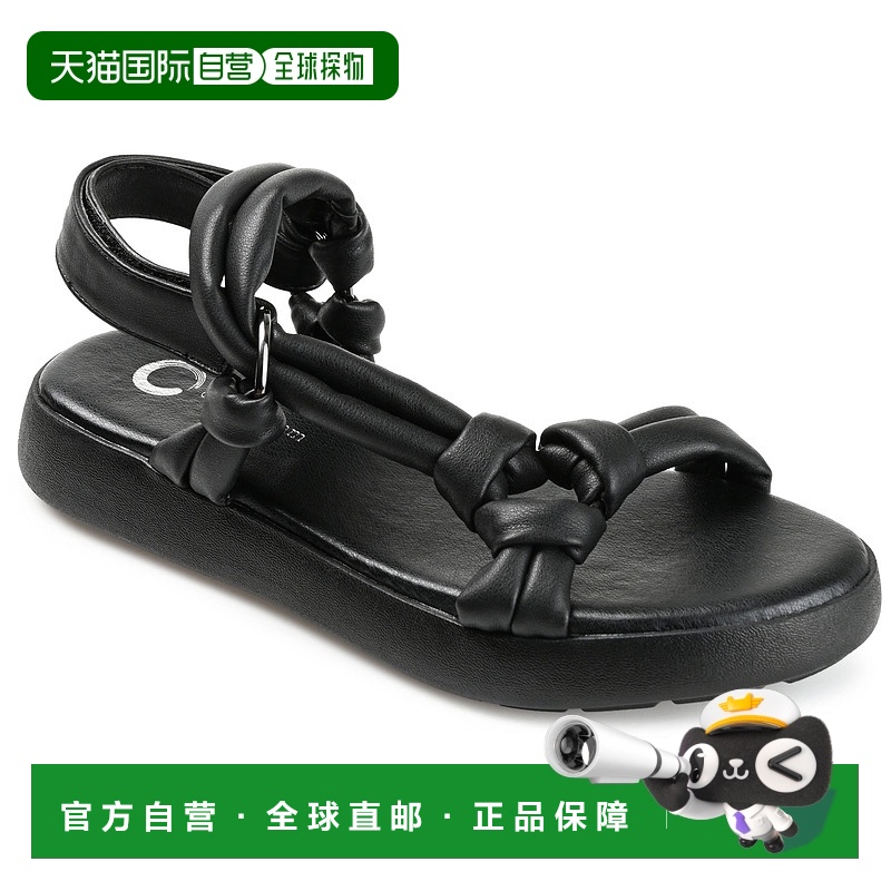 自营Journee Collection 女式 Tru Comfort Foam Marri 凉鞋 - 黑