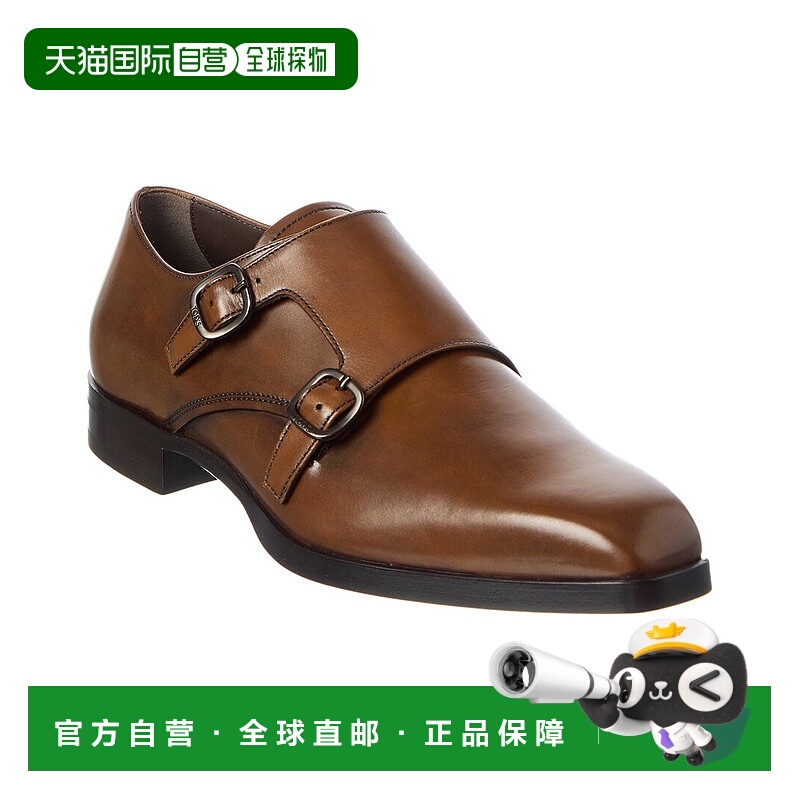 自营tod'sTOD’s Monk Leather Loafer - brown 美国奥莱直发