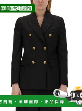 自营golden gooseBlack Tailored Double-Breasted Virgin Wool B