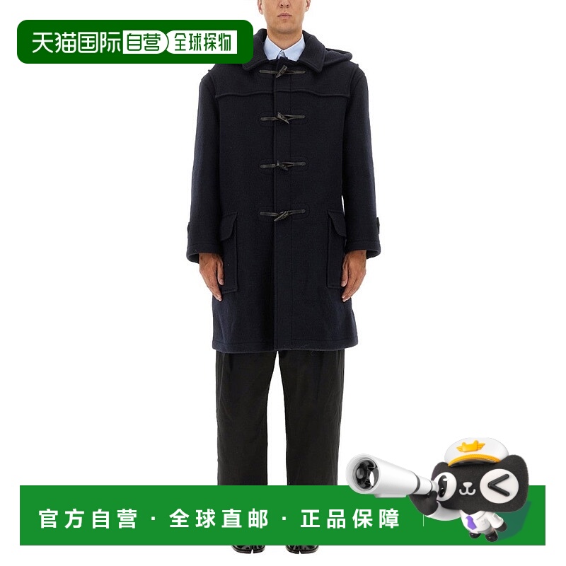 自营maison margielaMid-Thigh Reversible Coat With Toggle Clo