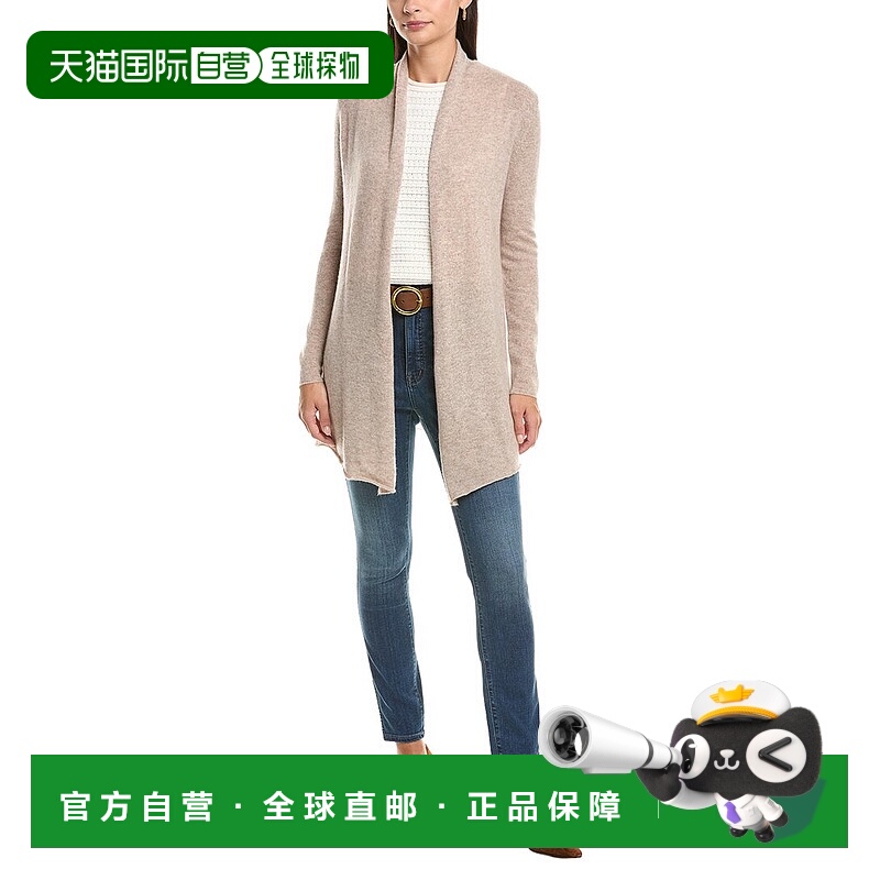 自营InCashmere Flyaway Cashmere Cardigan - tan 美国奥莱直发