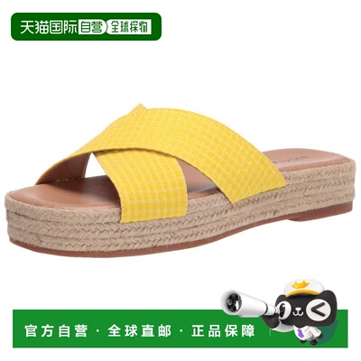 自营Lucky Brand Gayte Wedge Sandal Maize  LK-GAYTE-740 Women