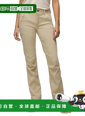 自营prAna Stretch Zion Pants Womens Sandstone Mid-Rise Strai