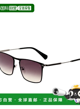 自营John Varvatos Men's 56mm Black Sunglasses - black 美国奥