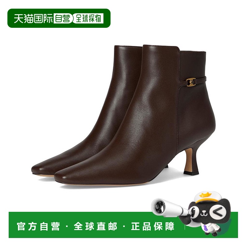 1h可退 【美国直邮】COACH Rebecca 真皮短靴 女鞋 时装靴 舒适优