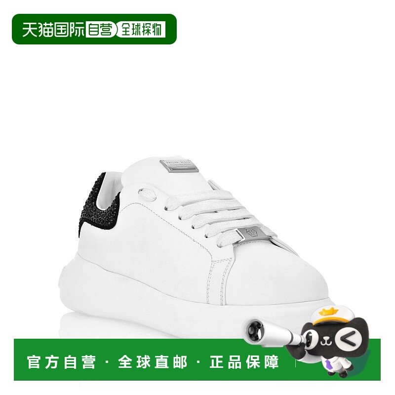 自营philipp pleinLow Top Sneakers Mix Strass - black 美国奥