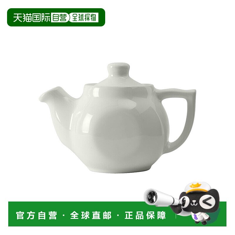 自营 tuxton茶壶、奶精和糖茶壶带盖 18 盎司 7-1/8\"x4-7/8\"H，