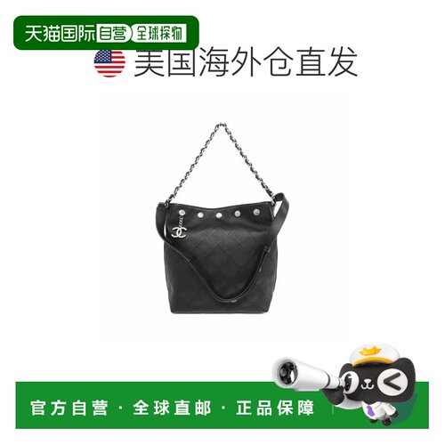自营Chanel Leather Shoulder Bag (Pre-Owned) - black 美国奥莱