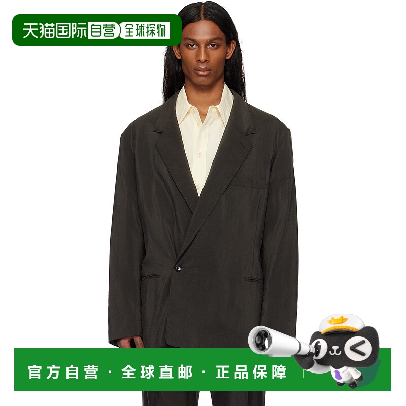 1h可退 香港直邮潮奢 Lemaire 男士 棕色 Soft DB 西装外套 JA107