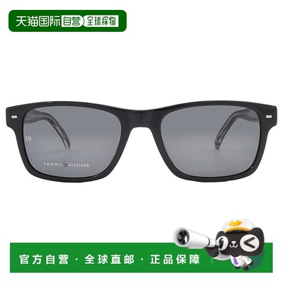 自营Tommy Hilfiger Grey Rectangular Unisex Sunglasses TH 179