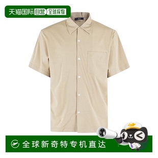 herno短袖 带经典 自营 针织衬衫 美国奥莱直发 衣领 中性色