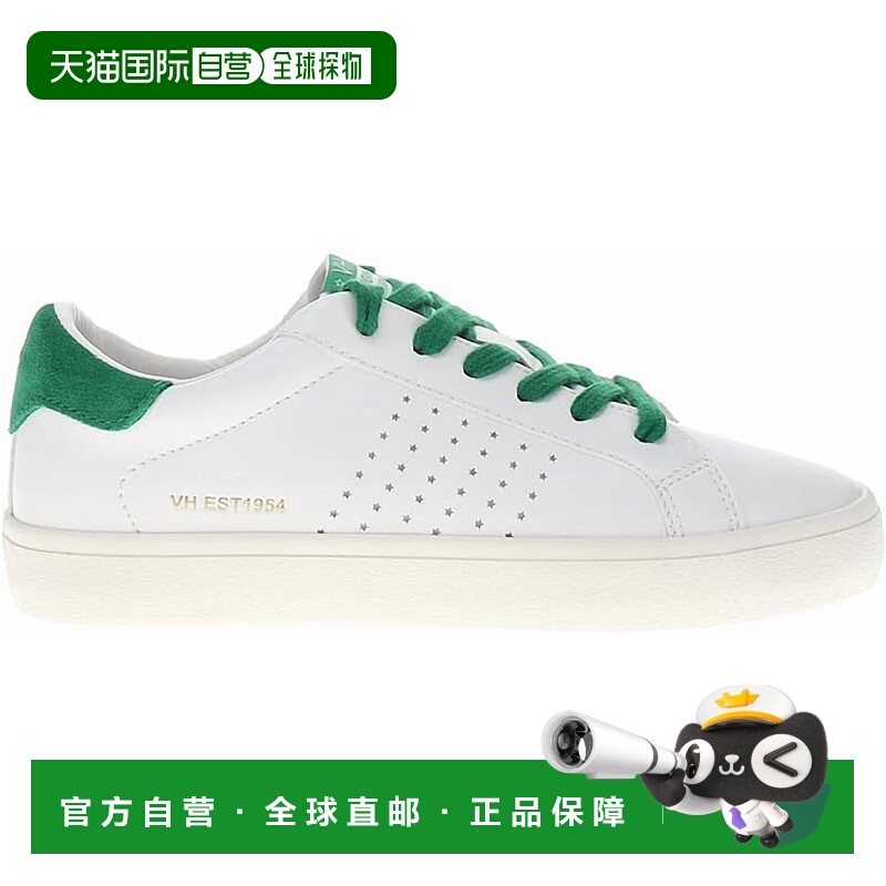 自营vintage havana女式打孔系带运动鞋绿色/白色-绿色/白色 美国