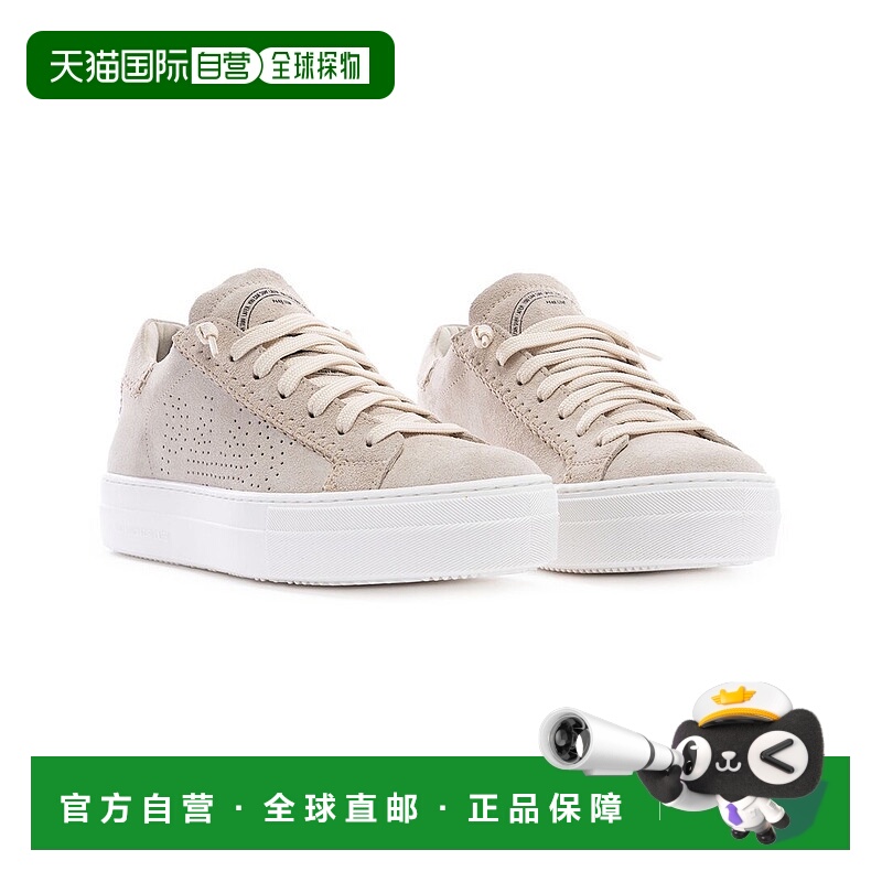 自营P448 Thea Suede Sneaker - white 美国奥莱直发运动鞋休闲鞋