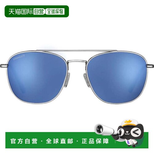 自营serengetiCarroll Large Large Aviator-Style Sunglasses wi