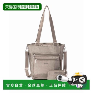自营baggallini Women's Modern Everyday Shopper Tote Bag with