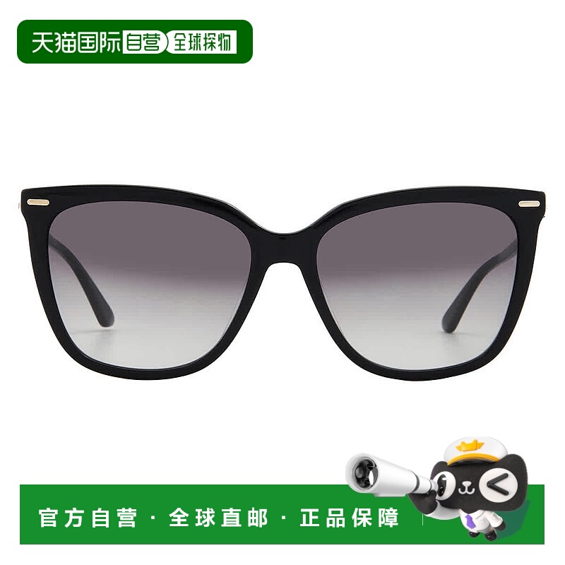 自营Calvin Klein Grey Gradient Butterfly Ladies Sunglasses C