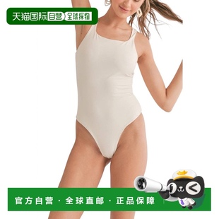 sadie 象牙色 紧身衣 美国奥莱直发 sage象牙色方领泳衣 自营