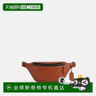 Coach Warren迷你皮带包 自营 Outlet 美国奥莱 炮铜色 棕褐色