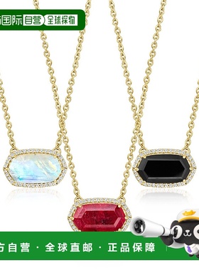 自营Ross-Simons Birthstone Necklace With White Topaz in 18kt