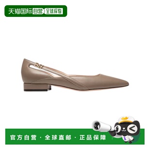 Women Canapa 自营Bally Leather 6300281 Flat Ballerina Elsa
