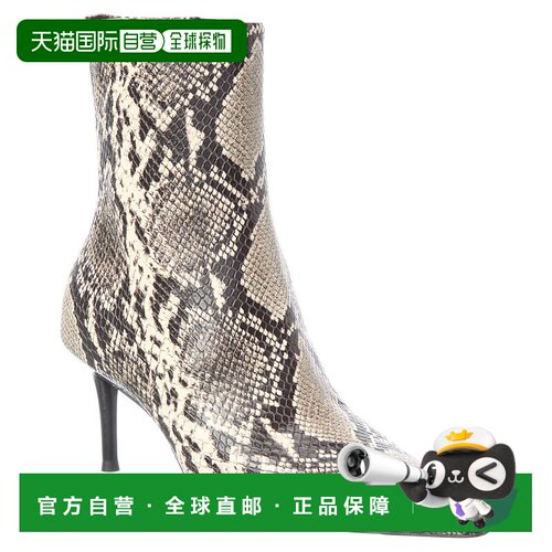 自营rag & bone Mercer蛇纹压花皮靴-白色 美国奥莱直发