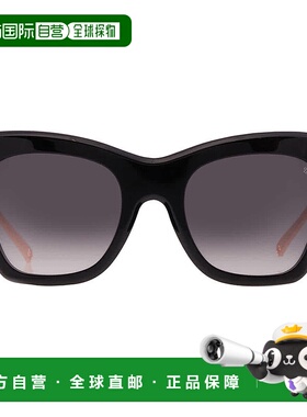 自营Philipp Plein Smoke Butterfly Ladies Sunglasses SPP120M