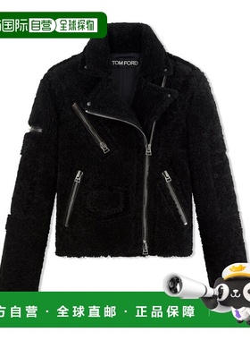 自营Tom Ford Womens Black Sherpa Jacket - black 美国奥莱直发