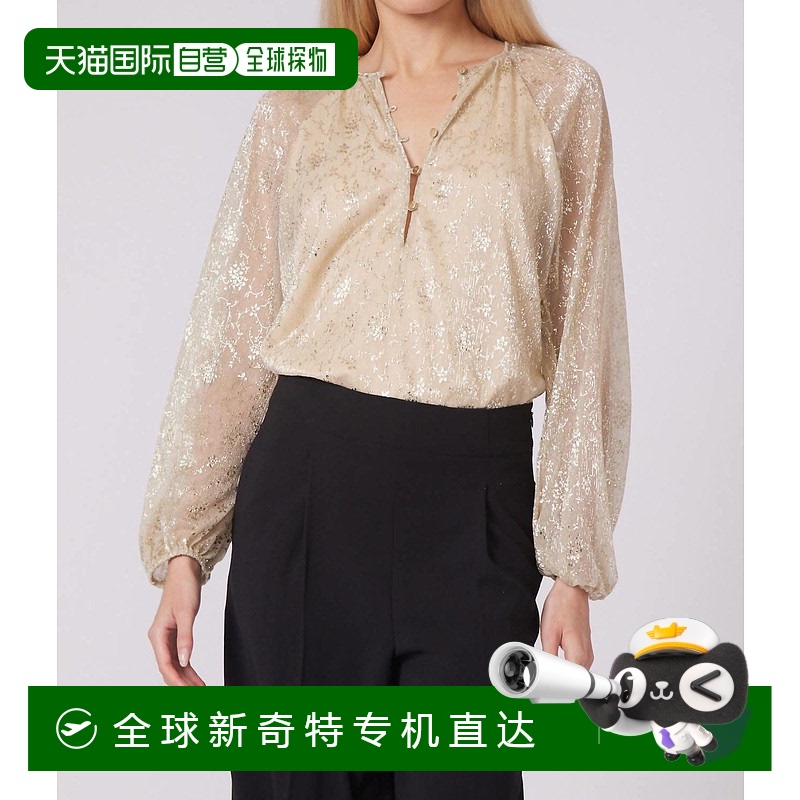 自营 gilner farrar金色树叶印花 Kodi 衬衫 - 金色树叶印花 【美
