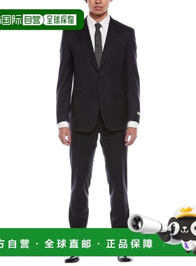 自营Canali 2pc Wool Suit - navy 美国奥莱直发