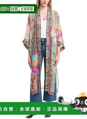自营Johnny Was Eliza Kimono - white 美国奥莱直发