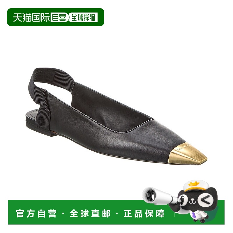 自营salvatore ferragamoFerragamo Alhena Leather Slingback Fl
