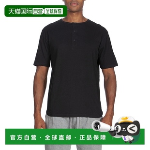 美国奥莱 unsimply 黑色 亨利衫 直发 stitched短袖