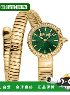 自营Just Cavalli Women's Snake 316L Stainless Steel Watch -